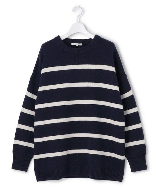 S size ONWARD(小さいサイズ) / エスサイズオンワード ニット・セーター | 【SLOW/一部店舗限定】ソフトウール ボーダー ニット | 詳細6