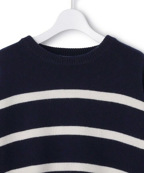 S size ONWARD(小さいサイズ) / エスサイズオンワード ニット・セーター | 【SLOW/一部店舗限定】ソフトウール ボーダー ニット | 詳細8