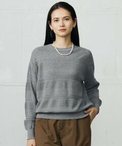 S size ONWARD(小さいサイズ) / エスサイズオンワード ニット・セーター | ファインコットンウール ニット