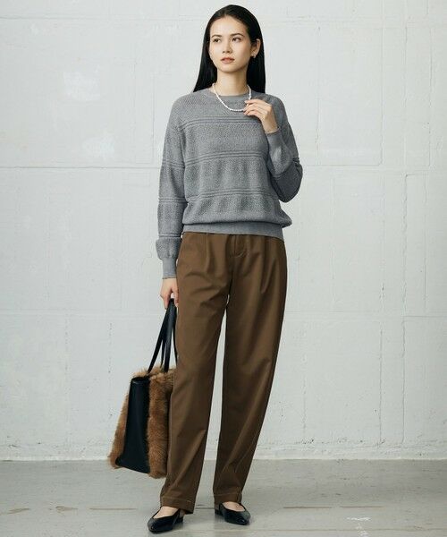 S size ONWARD(小さいサイズ) / エスサイズオンワード ニット・セーター | ファインコットンウール ニット | 詳細2