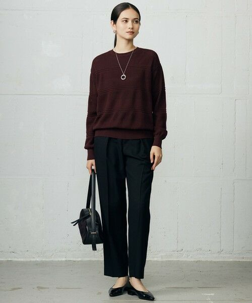 S size ONWARD(小さいサイズ) / エスサイズオンワード ニット・セーター | ファインコットンウール ニット | 詳細10