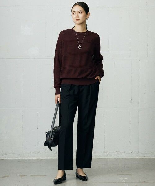 S size ONWARD(小さいサイズ) / エスサイズオンワード ニット・セーター | ファインコットンウール ニット | 詳細11