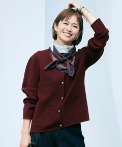 S size ONWARD(小さいサイズ) / エスサイズオンワード カーディガン・ボレロ | レーヨンストレッチ カーディガン