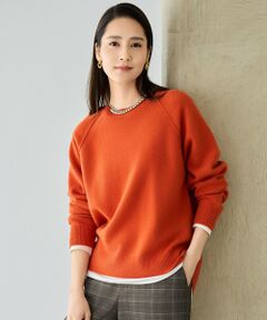 S size ONWARD(小さいサイズ) / エスサイズオンワード ニット・セーター | ウールカシミヤブレンドラグランスリーブ ニット