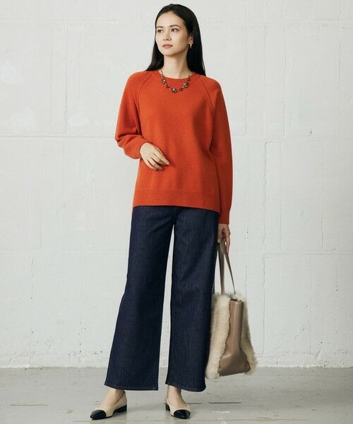 S size ONWARD(小さいサイズ) / エスサイズオンワード ニット・セーター | ウールカシミヤブレンドラグランスリーブ ニット | 詳細6