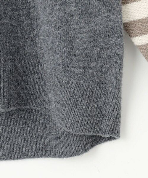 S size ONWARD(小さいサイズ) / エスサイズオンワード ニット・セーター | ウールカシミヤブレンドラグランスリーブ ニット | 詳細15