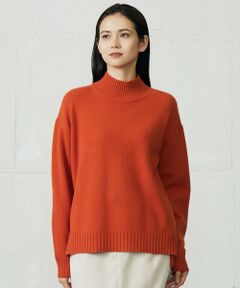S size ONWARD(小さいサイズ) / エスサイズオンワード ニット・セーター | ウールカシミヤブレンドハイネック ニット