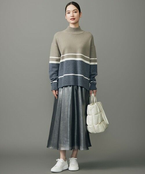 S size ONWARD(小さいサイズ) / エスサイズオンワード ニット・セーター | ウールカシミヤブレンドハイネック ニット | 詳細12
