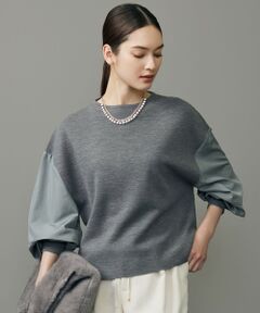 S size ONWARD(小さいサイズ) / エスサイズオンワード ニット・セーター | ウールミラノランタンスリーブ ニット