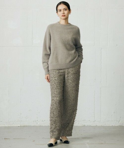 S size ONWARD(小さいサイズ) / エスサイズオンワード ニット・セーター | 【SHIHOさん着用】ヘアリーフォックスプルオーバー ニット | 詳細14