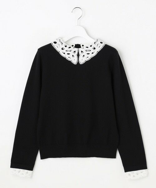 S size ONWARD(小さいサイズ) / エスサイズオンワード ニット・セーター | レース襟 ニット | 詳細10