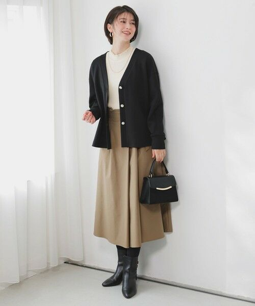 S size ONWARD(小さいサイズ) / エスサイズオンワード ニット・セーター | CICA加工 フリルネック プルオーバー | 詳細4