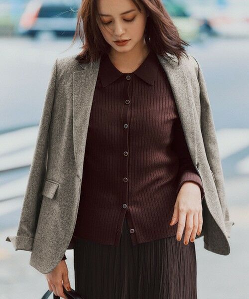 S size ONWARD(小さいサイズ) / エスサイズオンワード ニット・セーター | CICA加工 襟デザイン ニット | 詳細20