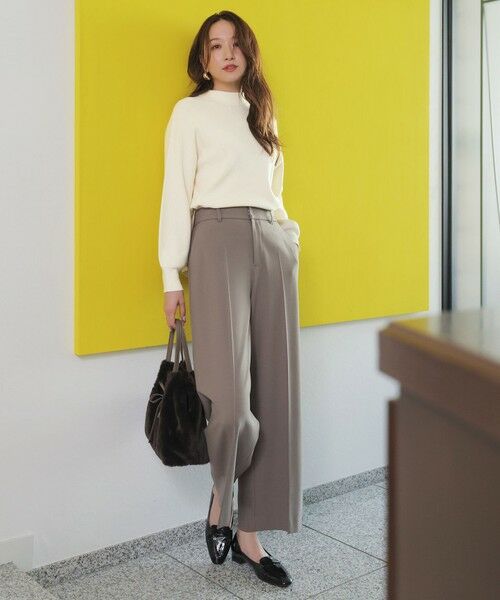 S size ONWARD(小さいサイズ) / エスサイズオンワード ニット・セーター | CICA加工 ビューティ畔ボトルネック ニット | 詳細1