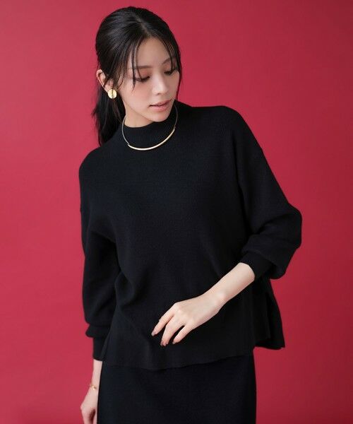 S size ONWARD(小さいサイズ) / エスサイズオンワード ニット・セーター | CICA加工 ビューティ畔ボトルネック ニット | 詳細22