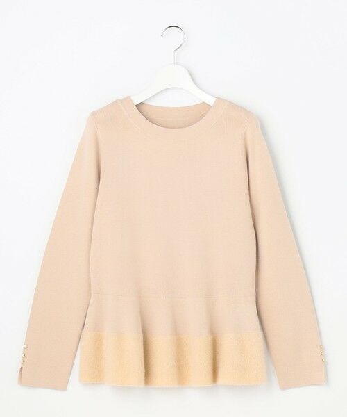 S size ONWARD(小さいサイズ) / エスサイズオンワード ニット・セーター | ペプラムフェザー ニット | 詳細7