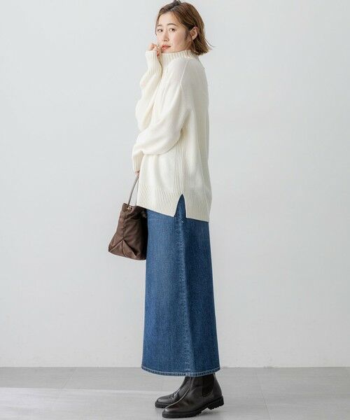 S size ONWARD(小さいサイズ) / エスサイズオンワード ニット・セーター | 【見上愛さんコラボカラー/Oggi掲載】カシミヤブレンド ハイネック ニット | 詳細16