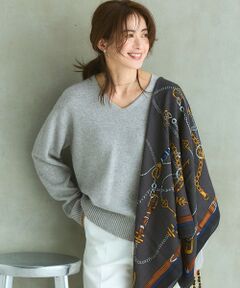 【見上愛さんコラボカラー/VERY掲載】カシミヤブレンド Vネック ニット