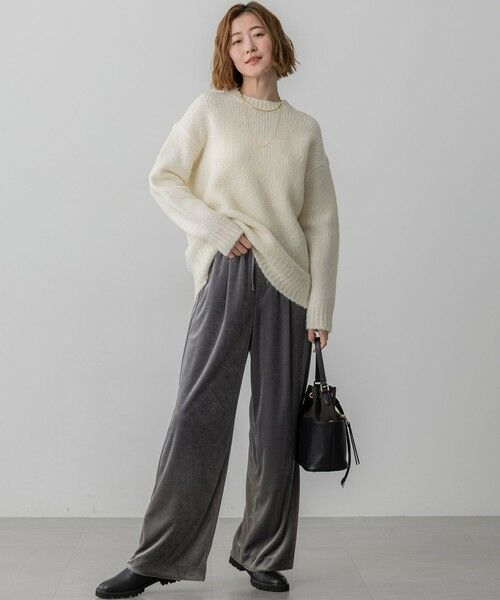 S size ONWARD(小さいサイズ) / エスサイズオンワード ニット・セーター | 【見上愛さん着用/STORY・VERY掲載】ブラッシュドエアーウール ファンシーニット | 詳細6
