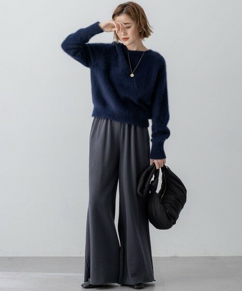 S size ONWARD(小さいサイズ) / エスサイズオンワード ニット・セーター | フォックスカシミヤファー ショート丈 ニット | 詳細17