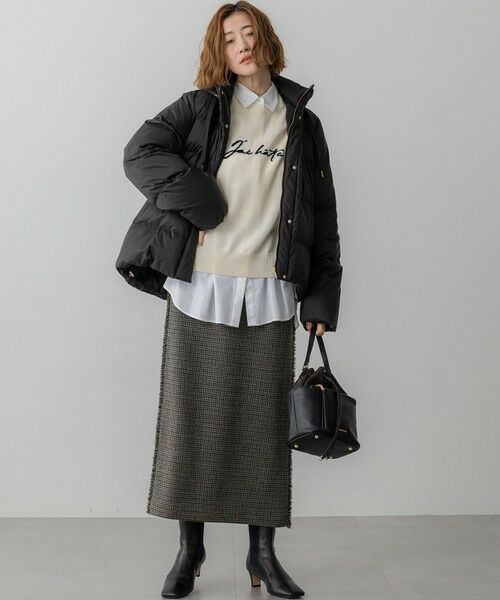 S size ONWARD(小さいサイズ) / エスサイズオンワード ニット・セーター | 【洗える】インターシャ ロゴ ニット | 詳細3