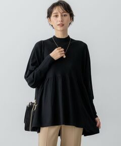 S size ONWARD(小さいサイズ) / エスサイズオンワード ニット・セーター | 【洗える】ウールギャザー ドルマンスリーブ ニット