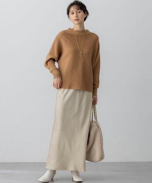 S size ONWARD(小さいサイズ) / エスサイズオンワード ニット・セーター | 【洗える】ウールカシミヤラメ ドルマンスリーブ ニット | 詳細9