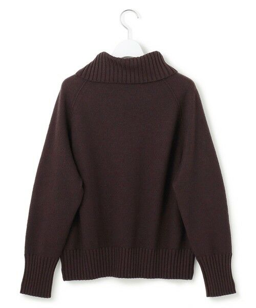 S size ONWARD(小さいサイズ) / エスサイズオンワード ニット・セーター | ボイルドウールコンビ ジップ タートルニット | 詳細11