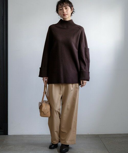 S size ONWARD(小さいサイズ) / エスサイズオンワード ニット・セーター | 【新色追加】ボイルドウールコンビニット チュニック | 詳細11