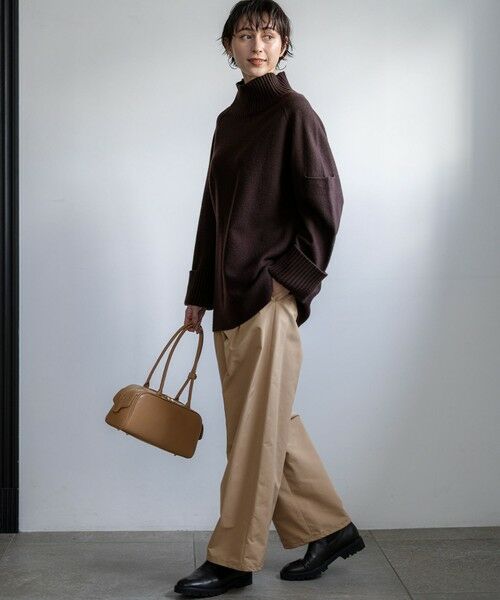S size ONWARD(小さいサイズ) / エスサイズオンワード ニット・セーター | 【新色追加】ボイルドウールコンビニット チュニック | 詳細12