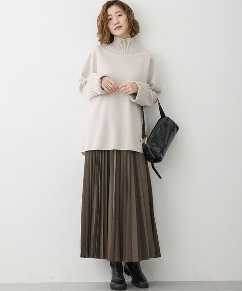 S size ONWARD(小さいサイズ) / エスサイズオンワード ニット・セーター | 【新色追加】ボイルドウールコンビニット チュニック | 詳細14