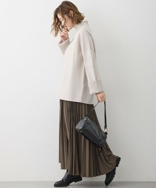 S size ONWARD(小さいサイズ) / エスサイズオンワード ニット・セーター | 【新色追加】ボイルドウールコンビニット チュニック | 詳細15