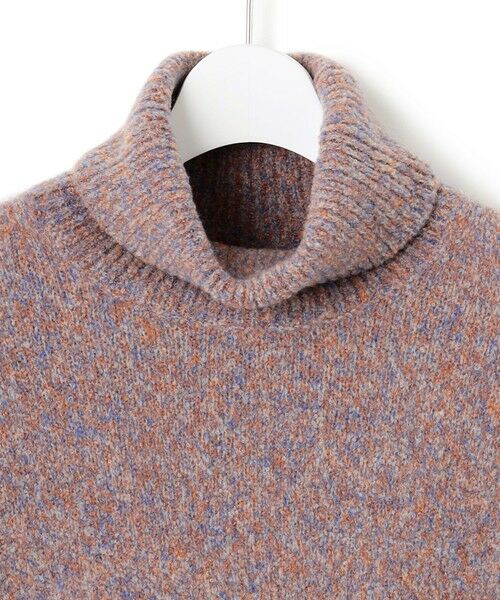 S size ONWARD(小さいサイズ) / エスサイズオンワード ニット・セーター | 【洗える】ミックスブークレ サイドスリットタートルニット | 詳細6