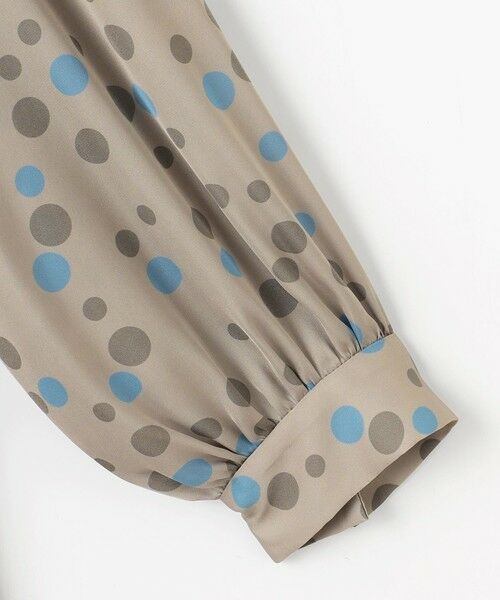 S size ONWARD(小さいサイズ) / エスサイズオンワード ロング・マキシ丈ワンピース | マルチポルカドットプリント ワンピース | 詳細5