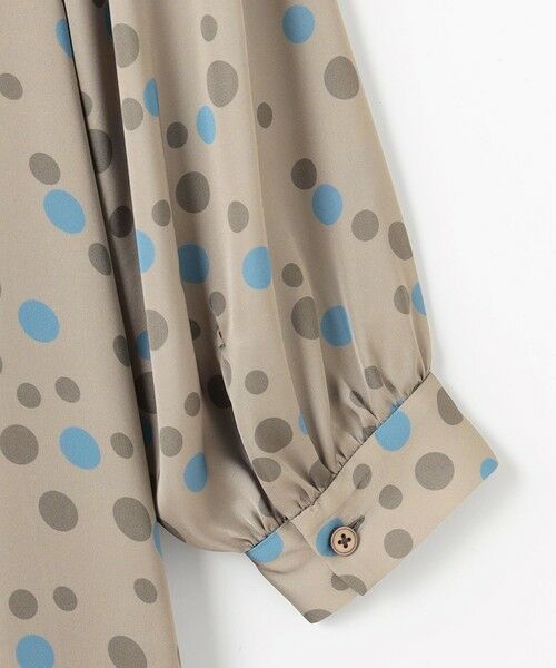 S size ONWARD(小さいサイズ) / エスサイズオンワード ロング・マキシ丈ワンピース | マルチポルカドットプリント ワンピース | 詳細9