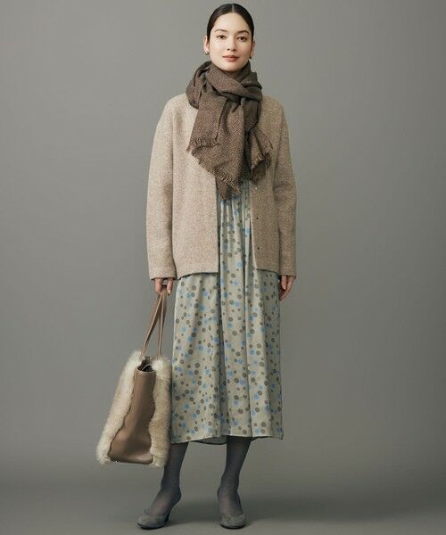 S size ONWARD(小さいサイズ) / エスサイズオンワード ロング・マキシ丈ワンピース | マルチポルカドットプリント ワンピース | 詳細2