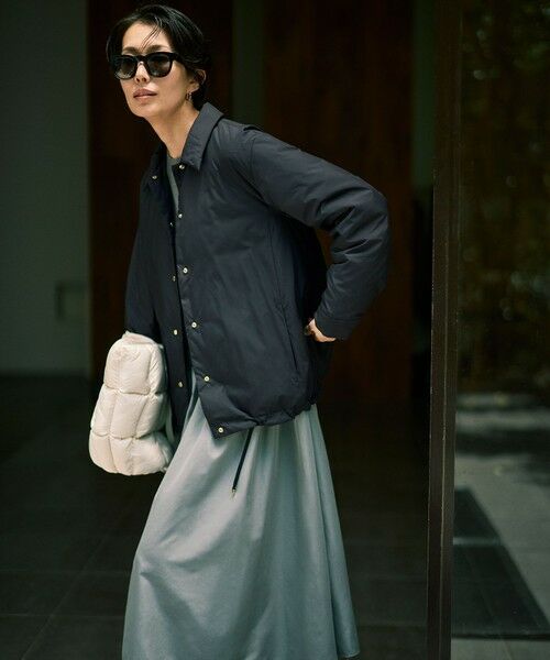 S size ONWARD(小さいサイズ) / エスサイズオンワード ロング・マキシ丈ワンピース | 【カタログ掲載】ウールミラノ異素材 ワンピース | 詳細1