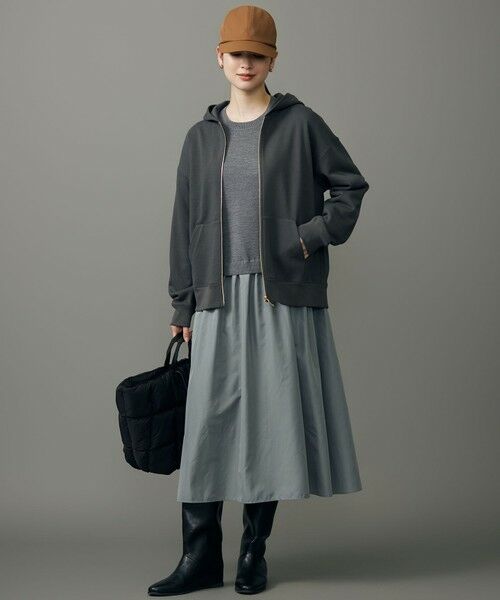 S size ONWARD(小さいサイズ) / エスサイズオンワード ロング・マキシ丈ワンピース | 【カタログ掲載】ウールミラノ異素材 ワンピース | 詳細3