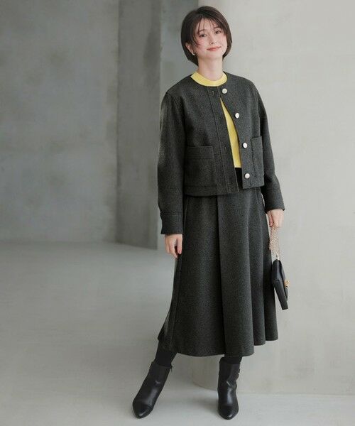 S size ONWARD(小さいサイズ) / エスサイズオンワード セットアップ | 【2SET】ジャケット × フレアスカート セット | 詳細5