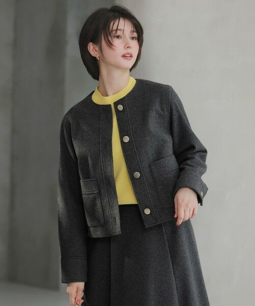 S size ONWARD(小さいサイズ) / エスサイズオンワード セットアップ | 【2SET】ジャケット × フレアスカート セット | 詳細3