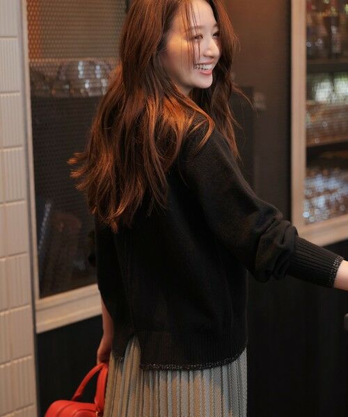 S size ONWARD(小さいサイズ) / エスサイズオンワード セットアップ | 【2SET】ボリューム ニット×プリーツ スカート セット | 詳細24