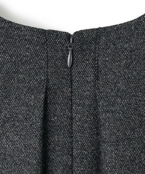 S size ONWARD(小さいサイズ) / エスサイズオンワード ロング・マキシ丈ワンピース | ラメミックスツイード Vネックワンピース | 詳細9