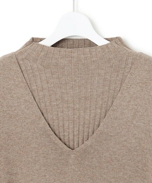 S size ONWARD(小さいサイズ) / エスサイズオンワード ミニ丈・ひざ丈ワンピース | 【洗える】レイヤードニットツイン ワンピース | 詳細18