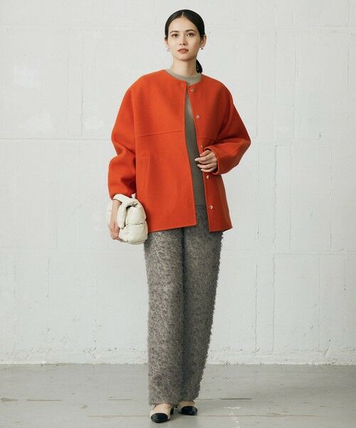 S size ONWARD(小さいサイズ) / エスサイズオンワード その他パンツ | 【SHIHOさん着用】カットジャカード パンツ | 詳細3