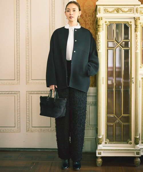 S size ONWARD(小さいサイズ) / エスサイズオンワード その他パンツ | 【SHIHOさん着用】カットジャカード パンツ | 詳細12