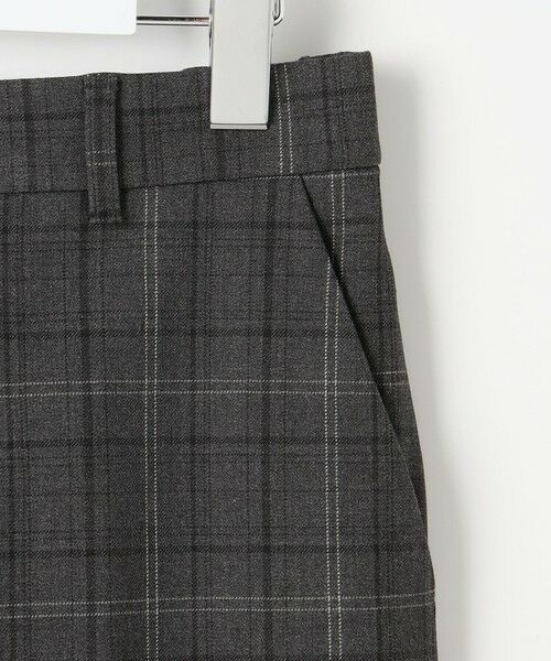 S size ONWARD(小さいサイズ) / エスサイズオンワード その他パンツ | TRギャバ裏起毛チェック柄テーパード パンツ | 詳細10
