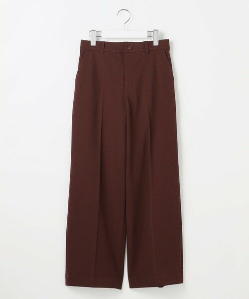 S size ONWARD(小さいサイズ) / エスサイズオンワード その他パンツ | 【カタログ掲載】TRギャバ裏起毛ワイド パンツ | 詳細6