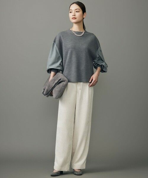 S size ONWARD(小さいサイズ) / エスサイズオンワード その他パンツ | 【カタログ掲載】ソフトコーデュロイワイド パンツ | 詳細6