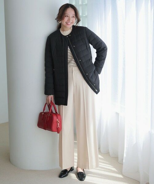 S size ONWARD(小さいサイズ) / エスサイズオンワード その他パンツ | ビューティサーモ2WAYストレッチ ワイドパンツ | 詳細6