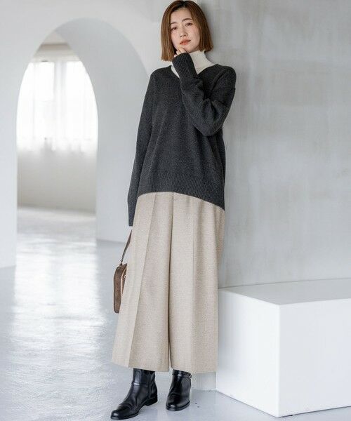 S size ONWARD(小さいサイズ) / エスサイズオンワード その他パンツ | ラメミックスツイード クロップド パンツ | 詳細10